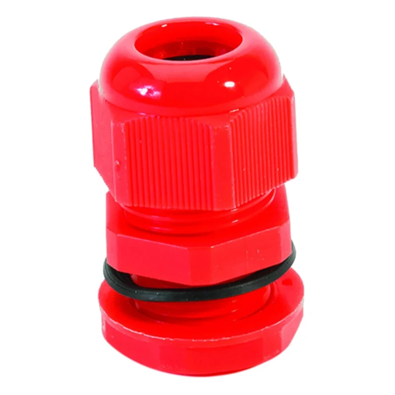 HellermannTyton NGM Series Red Polyamide 66 Cable Gland M40 Thread 22 mm Min, 32 mm Max IP68 NGM40-RED