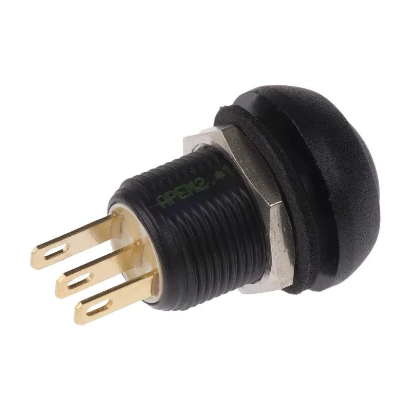 APEM IM Series Panel Mount Push Button Switch Momentary SPDT IP67 28V dc 13.6 mm Cutout IMR7Z422UL
