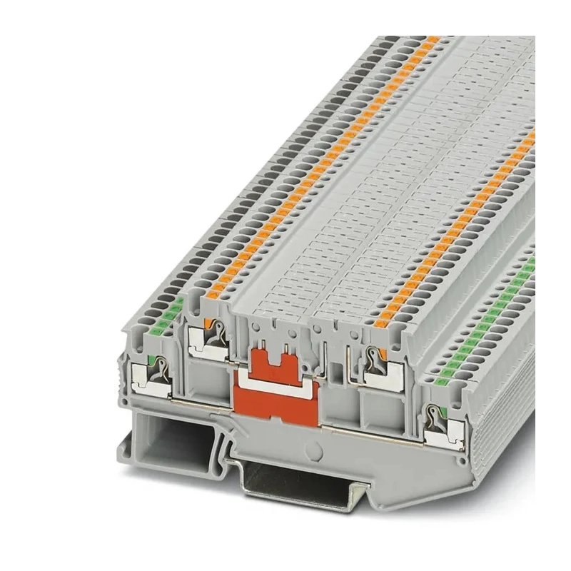 Phoenix Contact Double Level Terminal Block 2-Level 4 Positions Grey Push-in 400V 9A 3210356