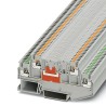 Phoenix Contact Double Level Terminal Block 2-Level 4 Positions Grey Push-in 400V 9A 3210356