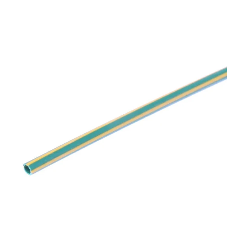RS PRO Halogen Free Heat Shrink Tubing Yellow Green 1.6 mm Sleeve Diameter x 1.2 m Length 2:1 Shrink Ratio 268-4969