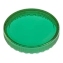 EAO Green Round Flat Push Button Indicator Lens for Use with 04 Series Push Button 704.602.5
