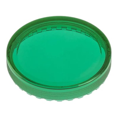 EAO Green Round Flat Push Button Indicator Lens for Use with 04 Series Push Button 704.602.5