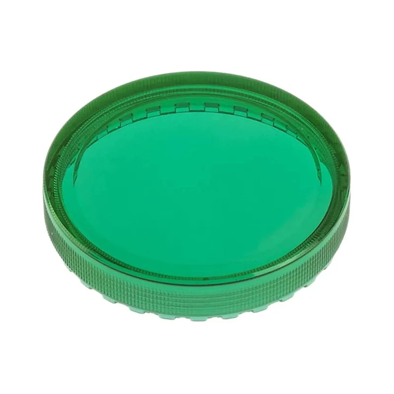 EAO Green Round Flat Push Button Indicator Lens for Use with 04 Series Push Button 704.602.5