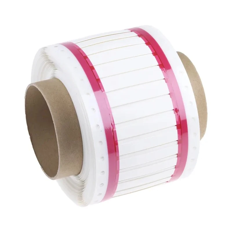 TE Connectivity RS PRO Heat Shrink Cable Marker, White, 1.8 to 4.1 mm Cable Diameter, 4.8 mm Width 872-6224