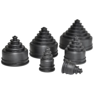 Flexicon Conduit Fitting, Thermoplastic Elastomer Material, 34 mm Nominal Size, Black, IP66 Rated REC34