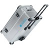Zarges Metal Waterproof Watertight Wheeled Transit Case Aluminium, 500 mm x 385 mm x 800 mm 41813