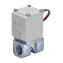 SMC 2 Port Normally Closed Solenoid Valve VX215DZ2RA, Brass Body, 220V AC, 1/4 in Inlet, 10 bar Max Pressure VX215DZ2RA