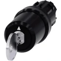 Siemens SIRIUS ACT 3SU10 3-position Latching Key Switch Head 22mm Cutout 3SU1000-5BL11-0AA0