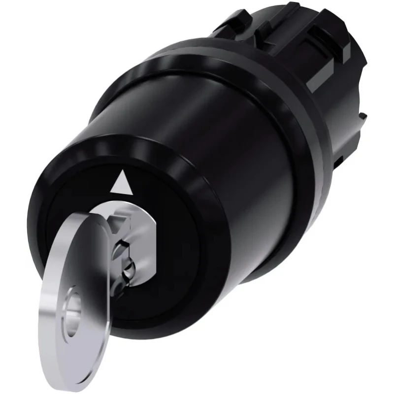 Siemens SIRIUS ACT 3SU10 3-position Latching Key Switch Head 22mm Cutout 3SU1000-5BL11-0AA0