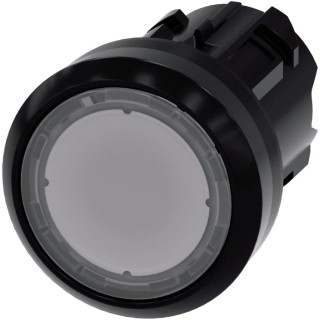 Siemens SIRIUS ACT 3SU10 Series Clear Momentary Push Button Head 22 mm Cutout IP66 IP67 IP69K 3SU1001-0AB70-0AA0