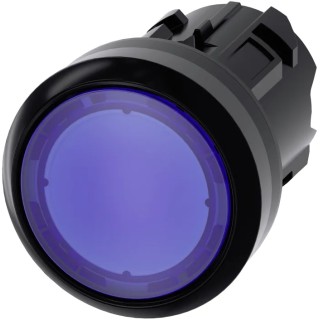 Siemens SIRIUS ACT 3SU10 Series Blue Momentary Push Button Switch 22 mm Cutout IP66 IP67 IP69K 3SU1001-0AB50-0AA0