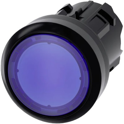 Siemens SIRIUS ACT 3SU10 Series Blue Momentary Push Button Switch 22 mm Cutout IP66 IP67 IP69K 3SU1001-0AB50-0AA0