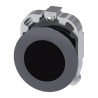 Siemens SIRIUS ACT 3SU10 Series Black Latching Push Button Head 30 mm Cutout IP69K IP67 IP66 3SU1060-0JA10-0AA0