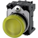Siemens Panel Mount Yellow LED Pilot Light SIRIUS ACT 3SU11 22 mm Cutout 24 V AC/DC IP20 Round 3SU1102-6AA30-1AA0