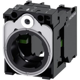 Siemens SIRIUS ACT 3SU15 Series Contact Block 500 V AC/DC 1 NO/1 NO 3SU1550-1AA10-1NA0