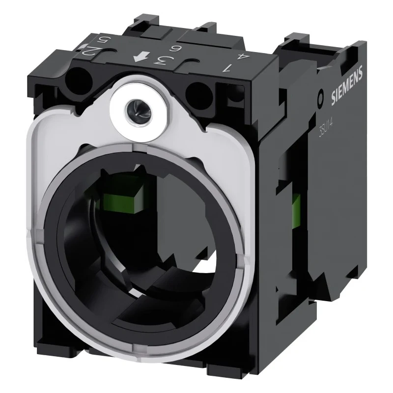 Siemens SIRIUS ACT 3SU15 Series Contact Block 500 V AC/DC 1 NO/1 NO 3SU1550-1AA10-1NA0