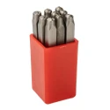 RS PRO 2.5 mm Character Height 9 Piece Engraving Number Punch Set 875-4714