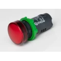 Schneider Electric Panel Mount Red LED Pilot Light 24V AC/DC 22 mm Cutout IP66 Harmony XB5 XB5EVB4