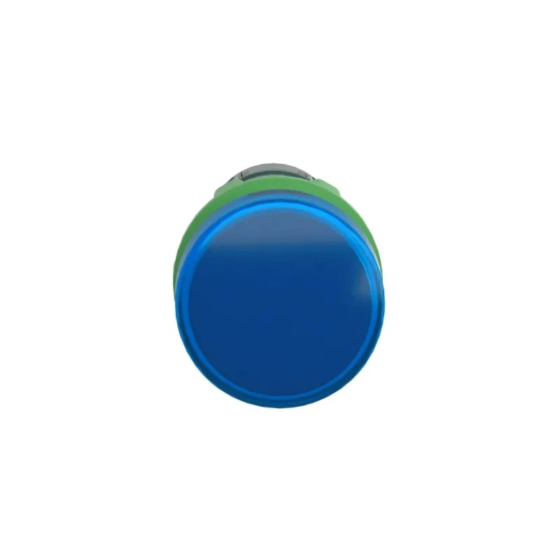 Schneider Electric Panel Mount Blue LED Pilot Light Harmony XB5 22 mm Cutout 24V ac/dc IP66 Round XB5EVB6
