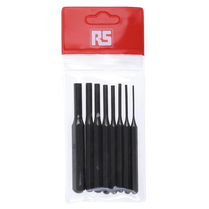 Stanley 8-Piece Parallel Pin Punch Set 5.56mm Shank, 105mm Overall Length 875-4764