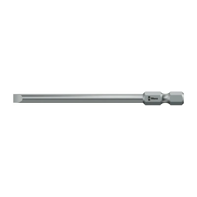 Wera Screwdriver Bit Hex Drive 6mm Blade Width 1mm Blade Thickness 50mm Overall Length 1-Piece 05059335001