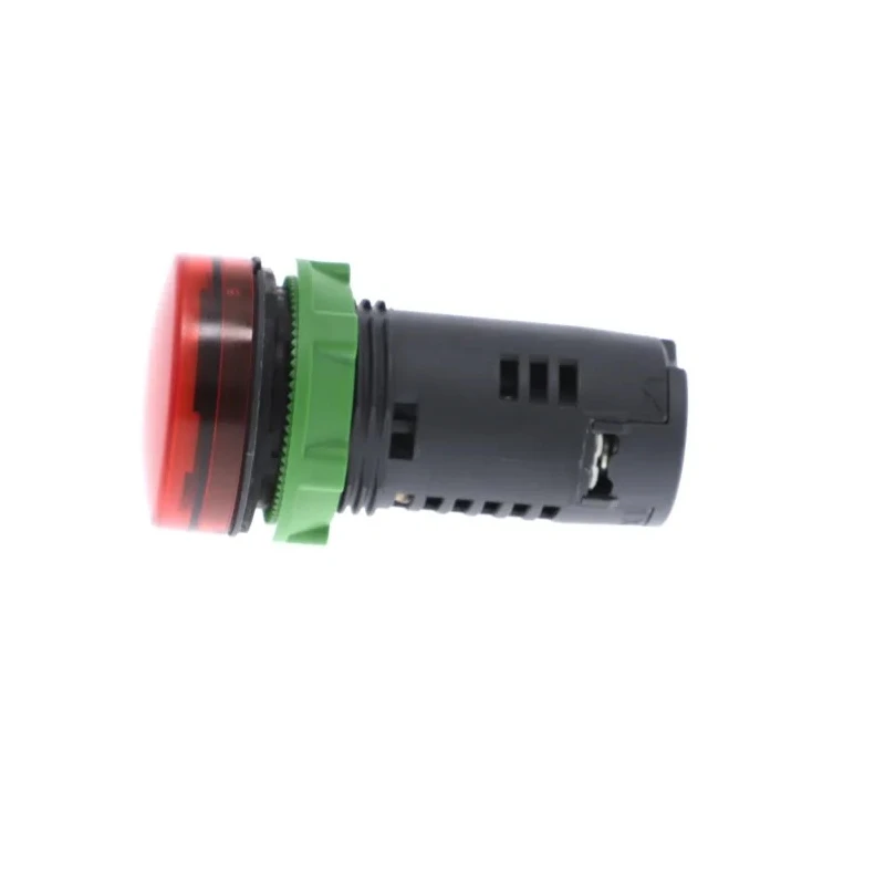 Schneider Electric Panel Mount Red LED Pilot Light Harmony XB5 22 mm Cutout 110V AC, 120V AC, IP66 XB5EVG4