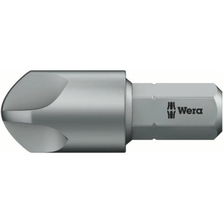 Wera Screwdriver Bit 1/4 in Tip Hex Drive 25 mm Overall 05066634001
