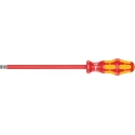 Wera Insulated Screwdriver, 200 mm Blade, VDE/1000V Approved, 287mm Overall 05006135001