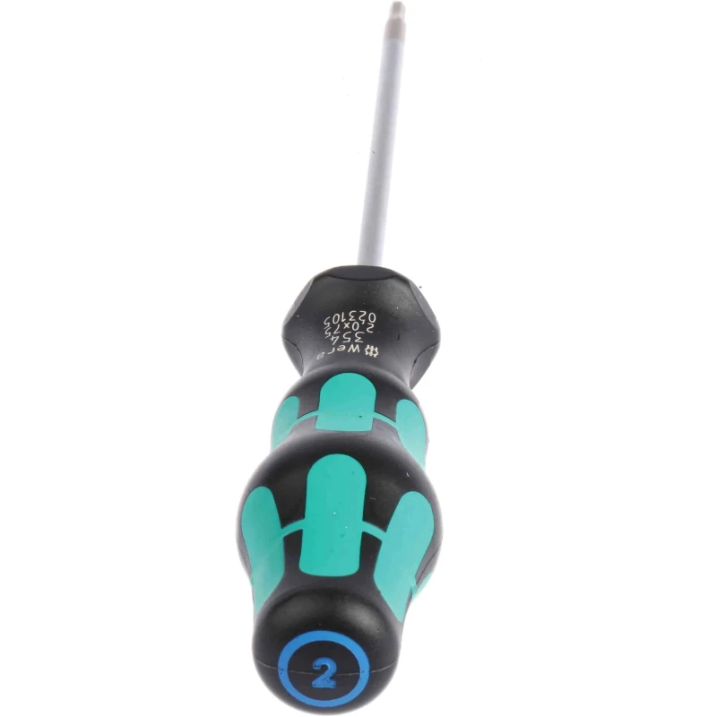 Wera Standard Hexagon Screwdriver 2 mm Tip, 145mm Overall Length 05023105001