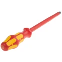 Wera Insulated Screwdriver PH4 Tip 200 mm Blade 1000V VDE Approved, 312mm Overall 05006158001
