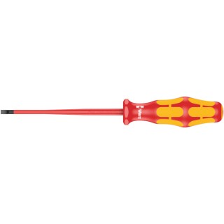 Wera Insulated Screwdriver 100 mm Blade VDE/1000V Approved Ergonomic Grip 181mm Overall 05006440001