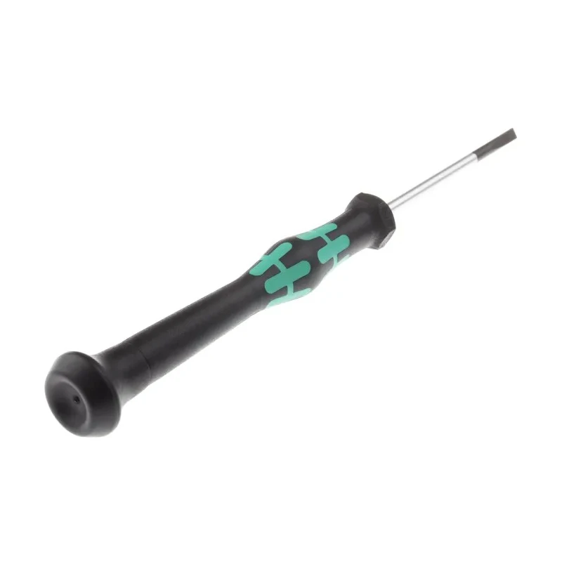 Wera Precision Screwdriver, 50 mm Blade Length, 147 mm Overall Length, Chrome Plated Stainless Steel Blade 05117995001