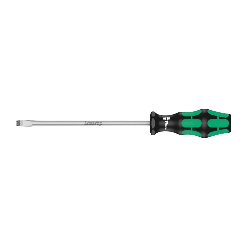 Wera Standard Slotted Screwdriver, 175 mm Blade, 287 mm Overall, Stainless Steel Blade, Insulated Handle 05110011001