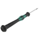 Wera Precision Screwdriver 0.7 mm Tip, 40 mm Blade, 137 mm Overall 05118060001