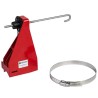 Brady Red 1-Lock Lockout Metal Ball Valve Lockout with 7.14 mm Shackle Diameter 121541