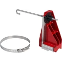 Brady Red 1-Lock Lockout Metal Ball Valve Lockout with 7.14 mm Shackle Diameter 121541