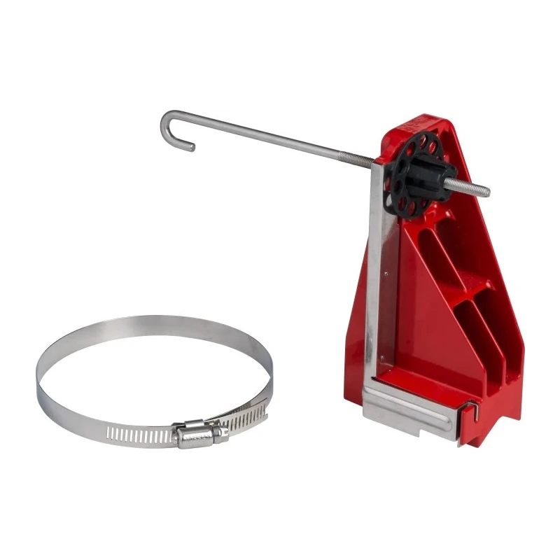Brady Red 1-Lock Lockout Metal Ball Valve Lockout with 7.14 mm Shackle Diameter 121541