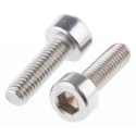 RS PRO Plain Stainless Steel Hex Socket Cap Screw, Hex, M3 Thread x 10 mm Length 874-0999