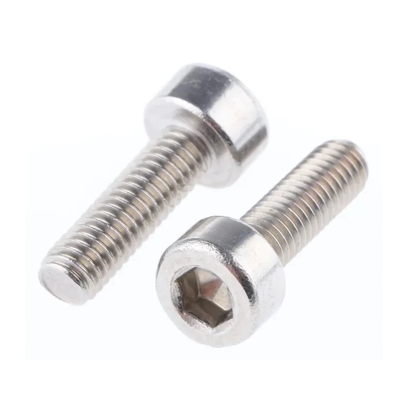 RS PRO Plain Stainless Steel Hex Socket Cap Screw, Hex, M3 Thread x 10 mm Length 874-0999