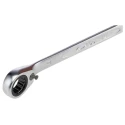 Bahco Ratchet Spanner 12 mm Metric Size, Chrome Finish, Alloy Steel, 172mm Overall Length 1RM-12
