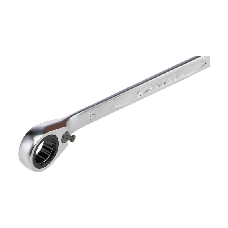 Bahco Ratchet Spanner 12 mm Metric Size, Chrome Finish, Alloy Steel, 172mm Overall Length 1RM-12