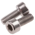 RS PRO Plain Stainless Steel Hex Socket Cap Screw M4 x 10 mm A2 Grade DIN 912 874-1018