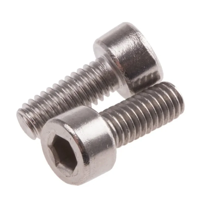 RS PRO Plain Stainless Steel Hex Socket Cap Screw M4 x 10 mm A2 Grade DIN 912 874-1018