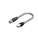 RS PRO Cat6 Unscreened Ethernet Cable 8 Core Grey PVC Jacket 2 m 30V Cat6