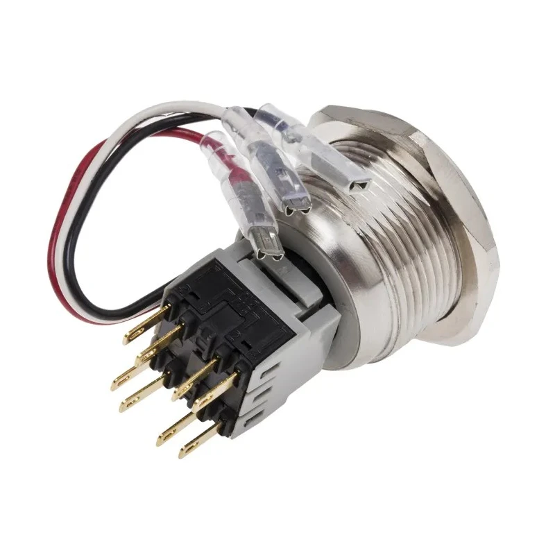 RS PRO IP40 Key Switch DPDT 5A 2-Way Stainless Steel Latching Switch IP40 IP Rating IP40 IP40