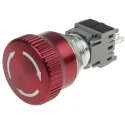 RS PRO Twist to Release Emergency Stop Push Button, Panel Mount, 19 mm Cutout, SPDT, IP65 877-1952