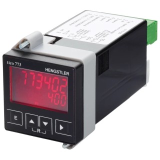 Hengstler Multifunctional 6 Digit Timer Counter TICO 773 , Relay Outputs 250V AC / 30V DC, IP65 Front Panel RS0773402