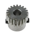 RS PRO Steel 20 Teeth Spur Gear, 0.5 Module, 4mm Bore, 10 mm Pitch Diameter, 9 mm Hub Diameter 878-7821
