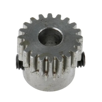 RS PRO Steel 20 Teeth Spur Gear, 0.5 Module, 4mm Bore, 10 mm Pitch Diameter, 9 mm Hub Diameter 878-7821
